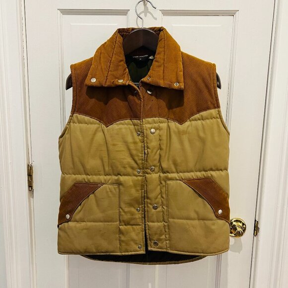 Other - Vintage Corduroy Eestern Distressed Vest Size Medium